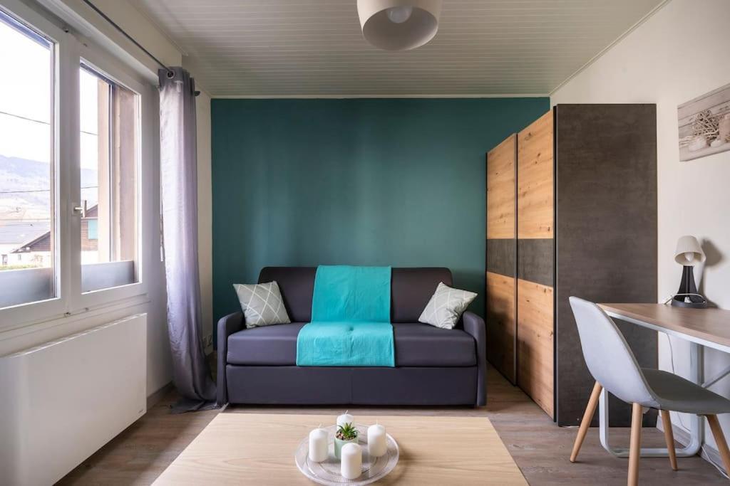 Studio Cosy Proche Du Centre + Parking Gratuit Cluses Dış mekan fotoğraf